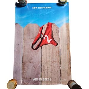 Neighbors 2: Sorority Rising 2016 Original Movie Poster 27x40 Seth Rogen D/S